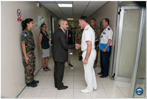 International Organization for Migration (IOM) visits the EU Operation Headquarters