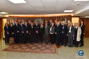 The Norwegian National Defence College visits EUNAVFOR MED operation Sophia Headquarters