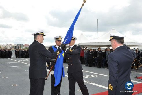 ITS Garibaldi crosses the finishing line of Operation Sophia