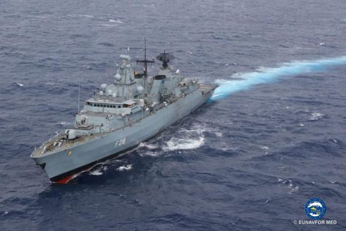 Farewell to the German frigate FGS Mecklenburg-Vorpommern
