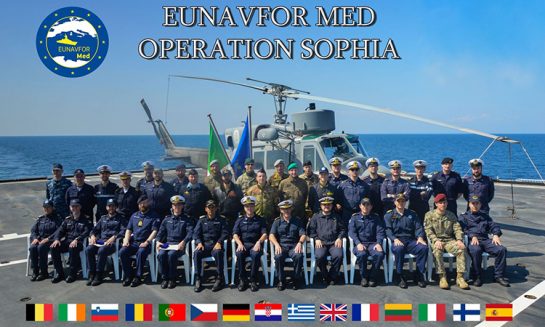Operation SOPHIA: on board Italian ship San Giusto