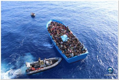 HMS ENTERPRISE saves 639 lives at sea