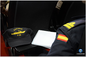 The Spanish Frigate ESPS CANARIAS joined EUNAVFOR MED