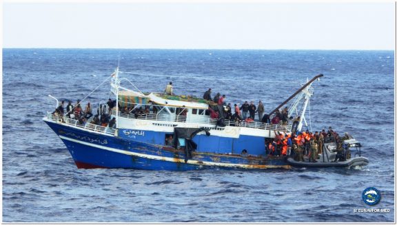 Multiple rescue operation at sea for EUNAVFOR MED operation Sophia