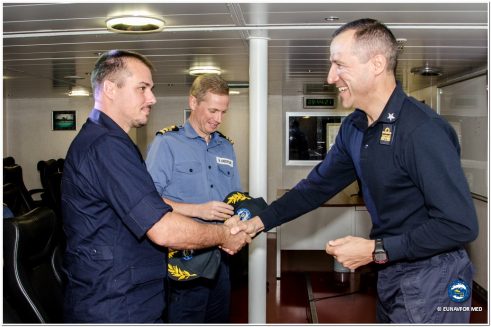 HMS Richmond and SNS Triglav join EUNAVFOR MED Operation Sophia completing the Task Force for the second phase in high seas
