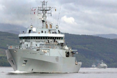 HMS Enterprise rescues 453 migrants