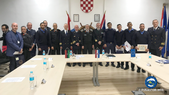 Operation SOPHIA: training on diving ends in Split