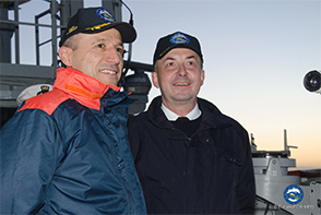 EUNAVFOR MED Deputy Operation Commander visits the Task Force at sea