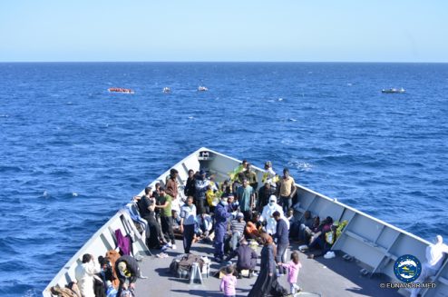 Joint effort to save lives in the Central Mediterranean Sea