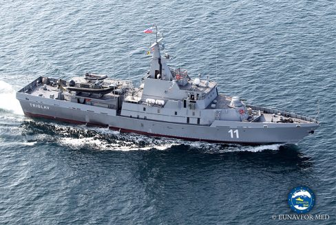 The Slovenian Ship TRIGLAV leaves EUNAVFOR MED operation SOPHIA