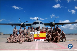 Crew change at the Spanish Air Force Detachment in Sigonella