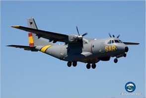 Busy day for the Spanish CN-235 VIGMA D-4 acting in operation SOPHIA