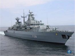 Welcome in operation SOPHIA to the German frigate FGS Mecklenburg-Vorpommern and farewell to the German mine hunter FGS Datteln