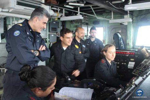 First official visits of Rear Admiral Andrea Romani