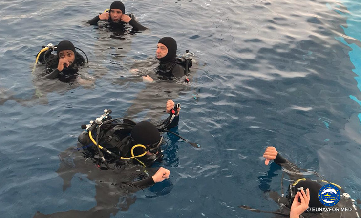 Operation SOPHIA: Basic Ship’s Diver Course ends in Split, Croatia ...